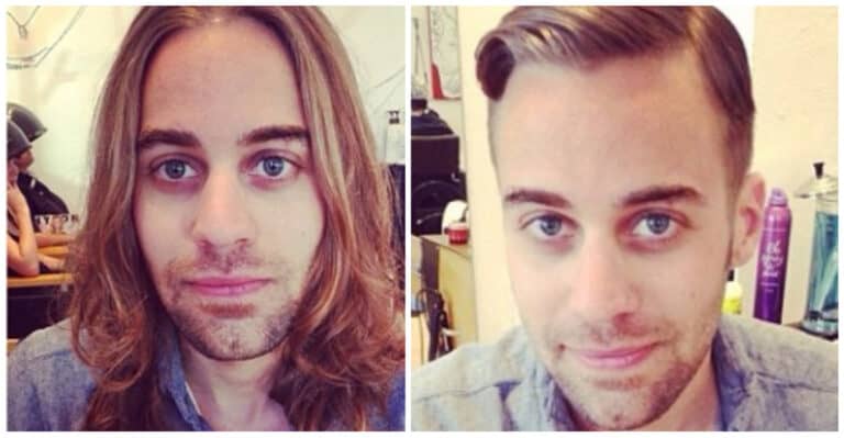 14 transformări spectaculoase ale bărbaților, după ce au mers la frizer