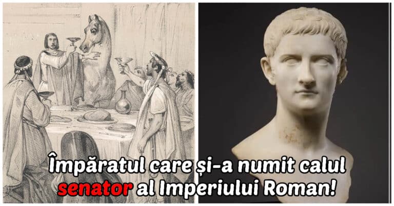 Caligula, împăratul care și-a numit calul senator al Imperiului Roman