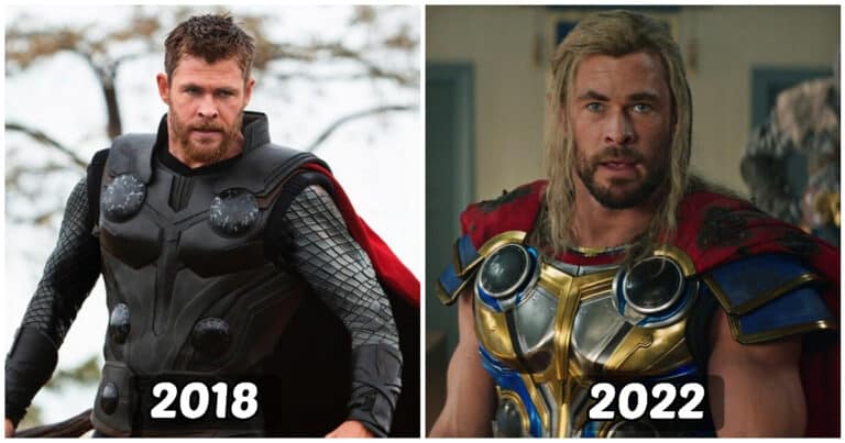 Cum s-a schimbat aspectul personajelor „Marvel” care au apărut în mai multe filme interpretate de același actor