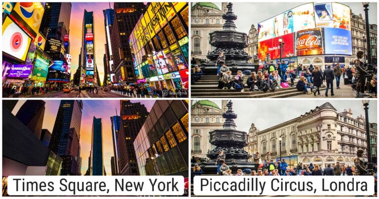 Cum ar arăta străzile celebre ale marilor orașe dacă nu ar exista panouri publicitare